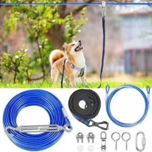30ft Dog Tie Out Cable Chain for Dogs