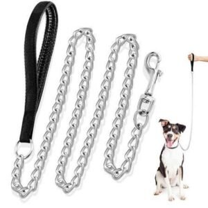 Metal Dog Chain Leash, 49.6inch
